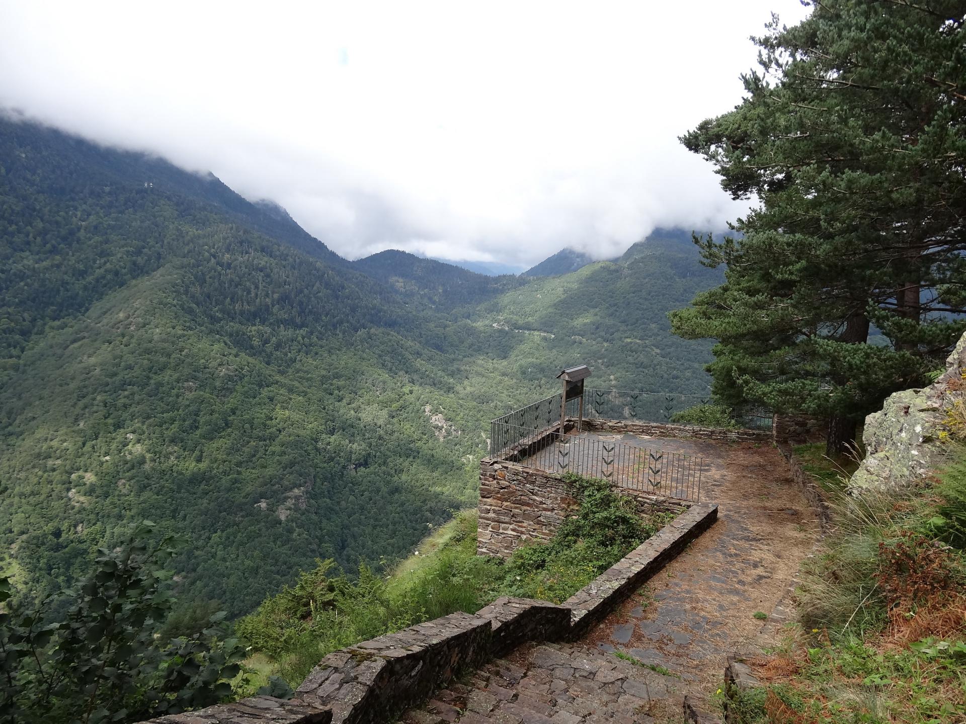 Paysage depuis Arres de Sus
